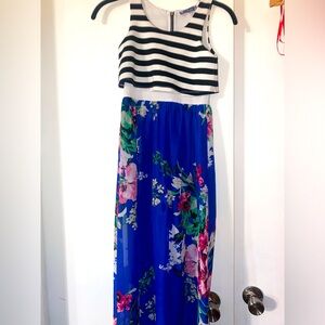 Beautiful Truly Me mixed pattern dress